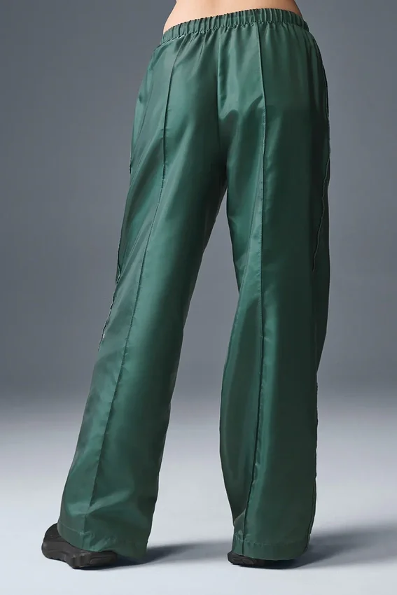 Pantalones deportivos de pierna ancha Afterglow - Winter Ivy