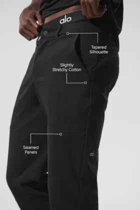 Pantalones Edition de ante – Negro