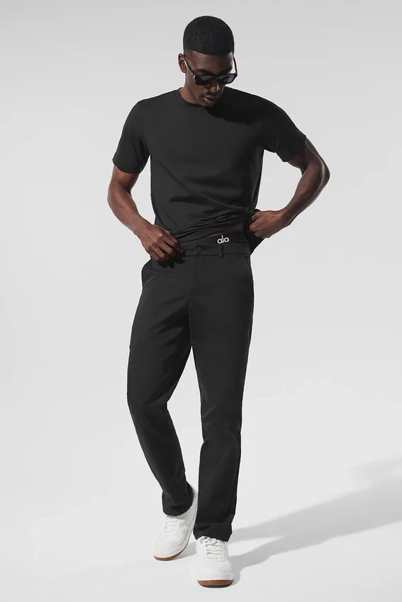 Pantalones Edition de ante - Negro