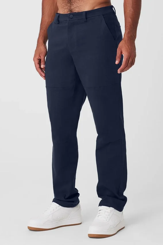 Pantalones Edition Sueded - Azul marino