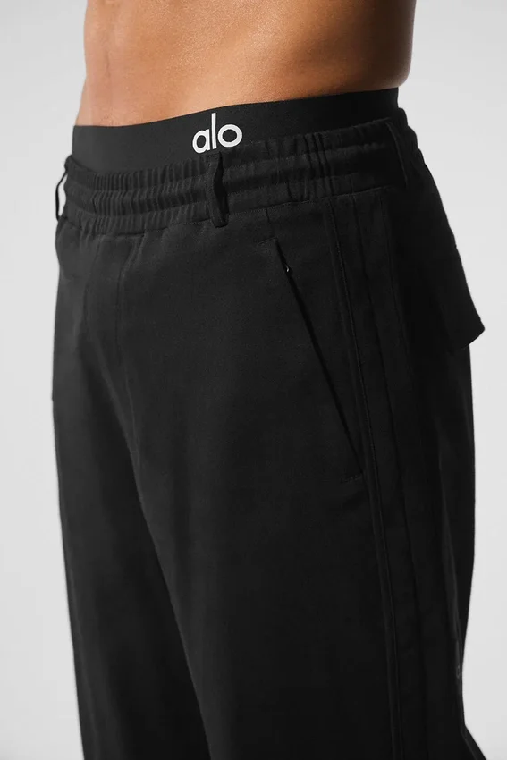 Pantalones Edition Sueded de pierna recta - Negro
