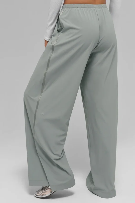 Pantalones holgados y frescos (largo) - Gris lunar