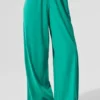 Pantalones holgados y frescos (largos) - Verde abeto