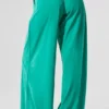 Pantalones holgados y frescos (largos) - Verde abeto