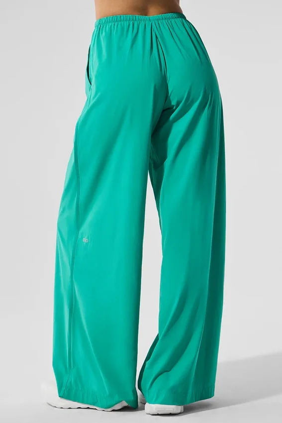 Pantalones holgados y frescos (largos) - Verde abeto