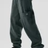 Pantalones Polar Fleece Wintry Mix - Verde carbón
