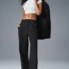 Pantalones Pursuit de cintura alta (largos) - Negro