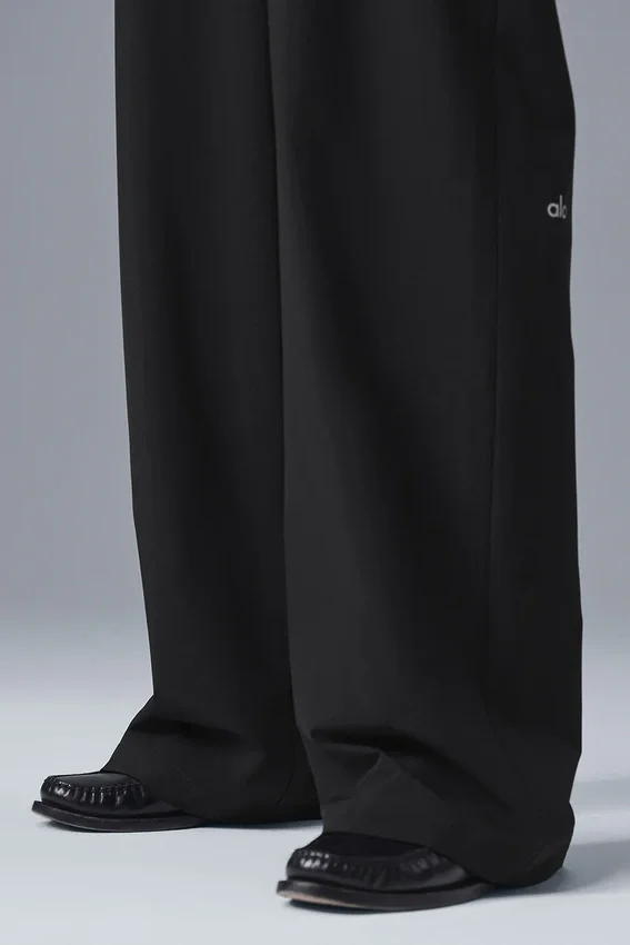 Pantalones Pursuit de cintura alta (largos) - Negro