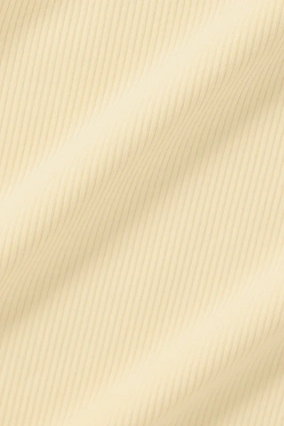 Pantalones rectos Dreamlight de talle medio — Amarillo Candlelight