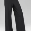 Pantalones rectos Dreamlight de talle medio - Negro