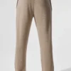 Pantalones rectos Elevate Waffle - Grava