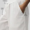 Pantalones Ripstop Electric de corte recto - Blanco