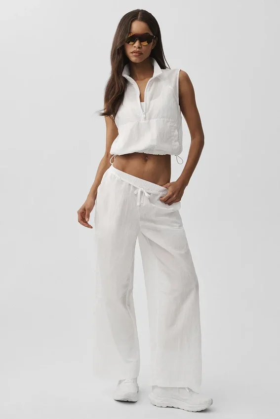 Pantalones Ripstop Electric de corte recto - Blanco