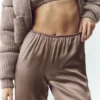 Pantalones Silk Luminous (corte regular) - Cacao alpino