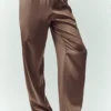 Pantalones Silk Luminous (largos) - Cacao alpino