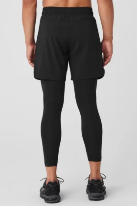 Pantalones Stability 2 en 1 – Negro/Negro