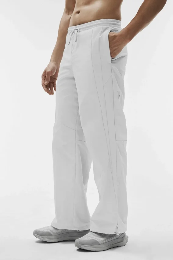 Pantalones Takeaway Track de pierna recta - Titanio