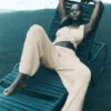 Pantalones tipo jersé «Supernatural» - Macadamia