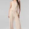 Pantalones tipo jersé «Supernatural» - Macadamia