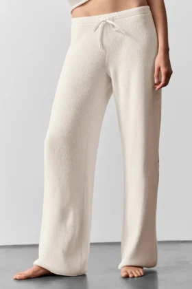 Pantalones tipo jersé «Supernatural» - Marfil