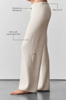 Pantalones tipo jersé «Supernatural» – Marfil