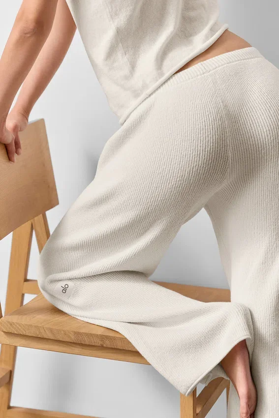 Pantalones tipo jersé «Supernatural» - Marfil