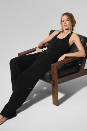Pantalones tipo jersé Supernatural - Negro
