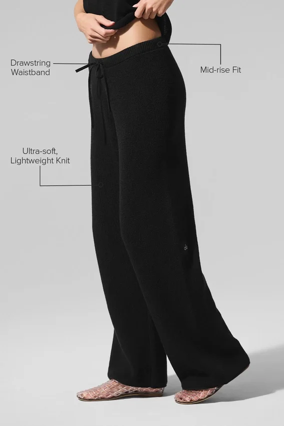Pantalones tipo jersé Supernatural - Negro