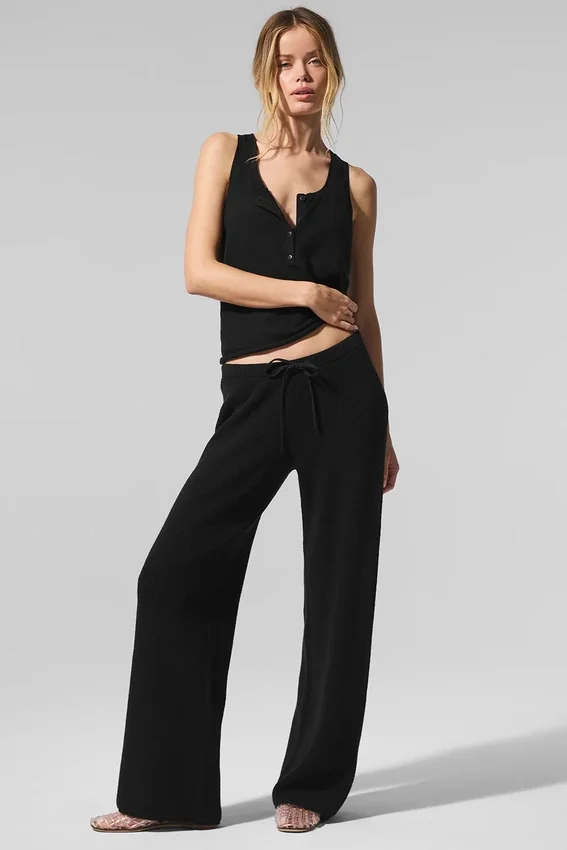 Pantalones tipo jersé Supernatural - Negro