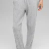 Pantalones «Winter Bliss» de punto trenzado - Gris jaspeado deportivo
