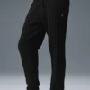 Pantalones «Winter Bliss» de punto trenzado - Negro