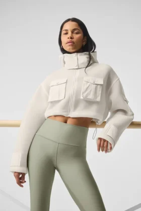 Parka cargo corta «Engage» - Marfil