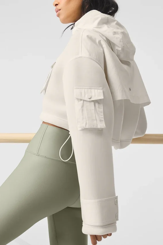 Parka cargo corta «Engage» - Marfil