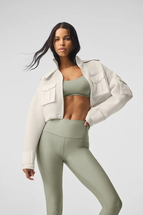 Parka cargo corta «Engage» - Marfil