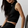 Partes de arriba sin mangas de jerséu tipo jersey «Unwind» - Negro