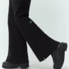 Peto «Bunny Slope» de mezcla de lana – Negro