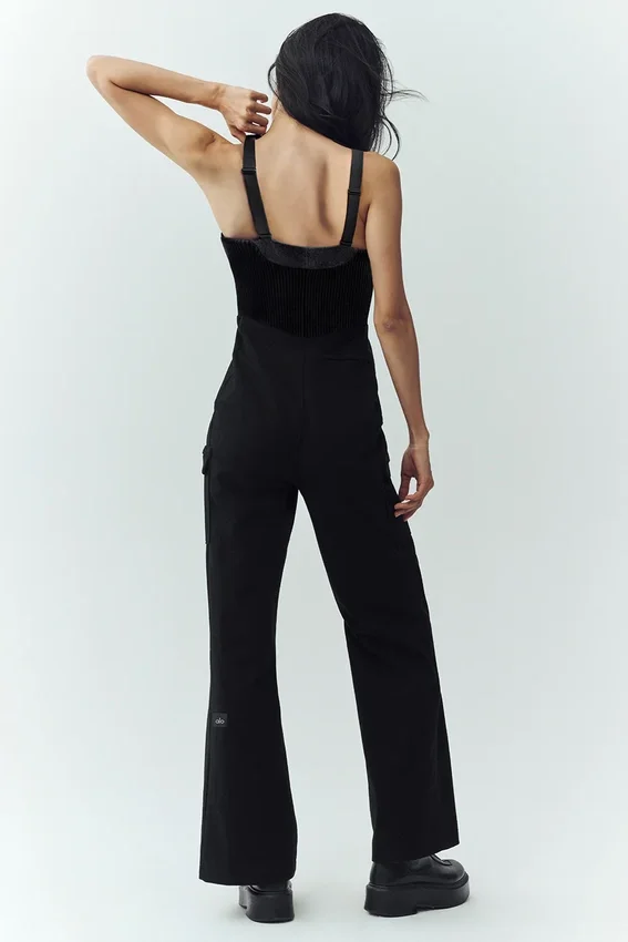 Peto «Bunny Slope» de mezcla de lana – Negro