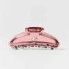 Pinza de acrílico «Illusion» - Rosa vintage/cromo