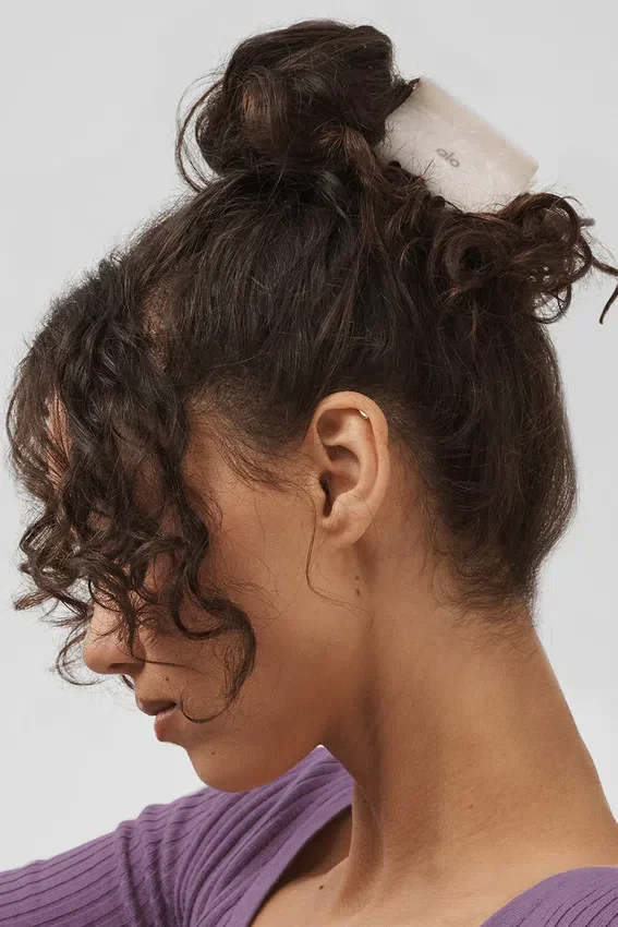 Pinza de garra «Effortless» - Blanco perla