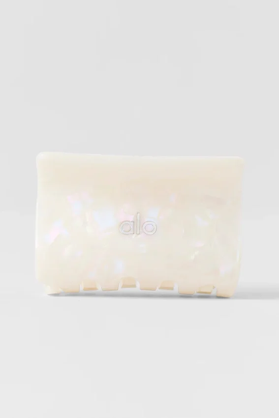 Pinza de garra «Effortless» - Blanco perla