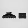 Pinza de pelo «Effortless Claw» (paquete de 2) - Negro