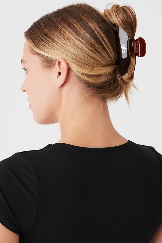 Pinza de pelo estilo 90'S - Marrón carey