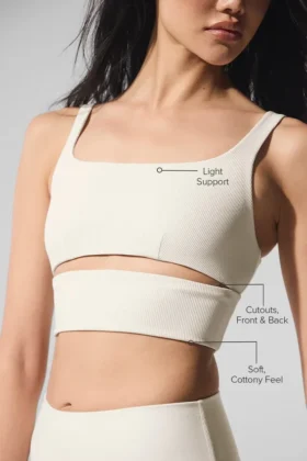 Slit Bra – Marfil