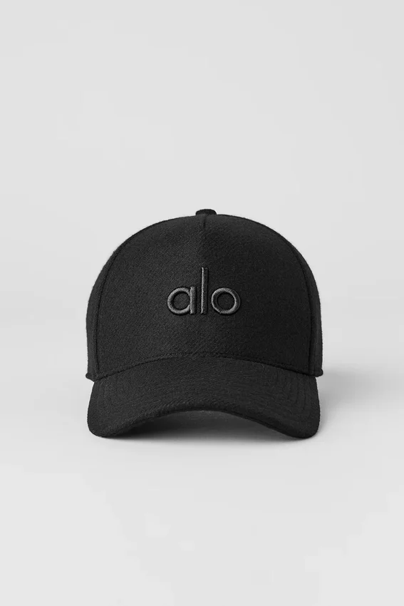 Sombrero de camionero «District» de mezcla de lana - Negro