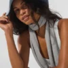 Sombrero de lana merina — Gris jaspeado difuminado