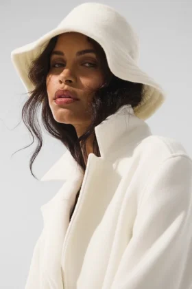 Sombrero de lana merina - Marfil