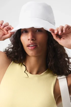 Sombrero de pescador acolchado «Good Shade» - Blanco