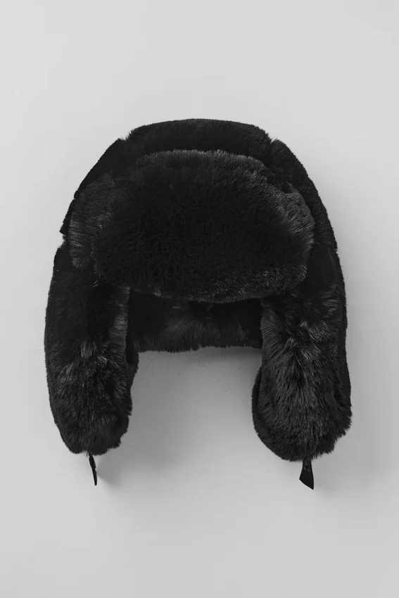 Sombrero Starstruck de piel sintética - Negro