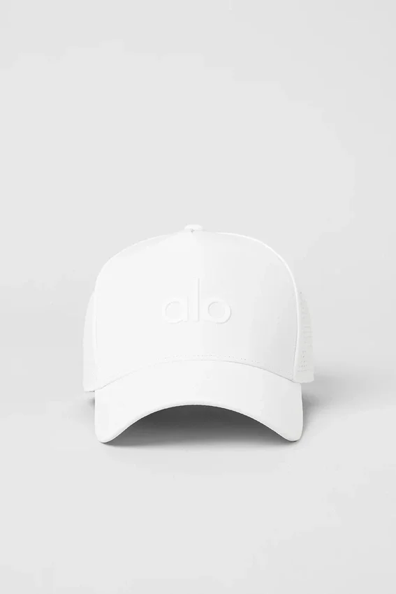 Sombrero Trucker de Performance District - Blanco