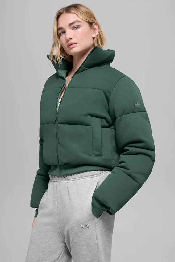 Sudadera acolchada - Verde trébol